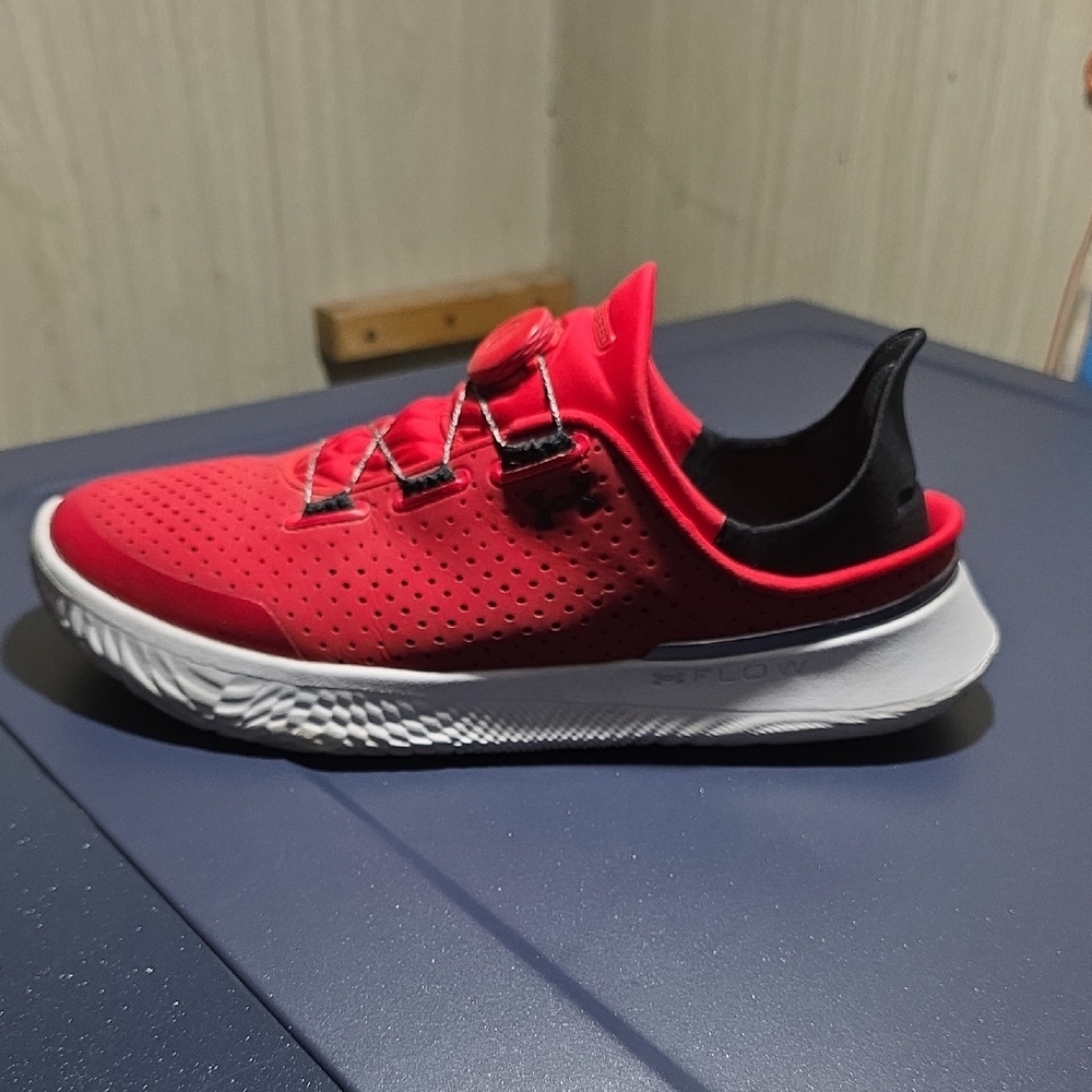 Under Armour Red and Black Athletic Shoes